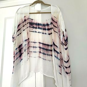❌ SOLD R.I.P. sheer tie dye open cardigan